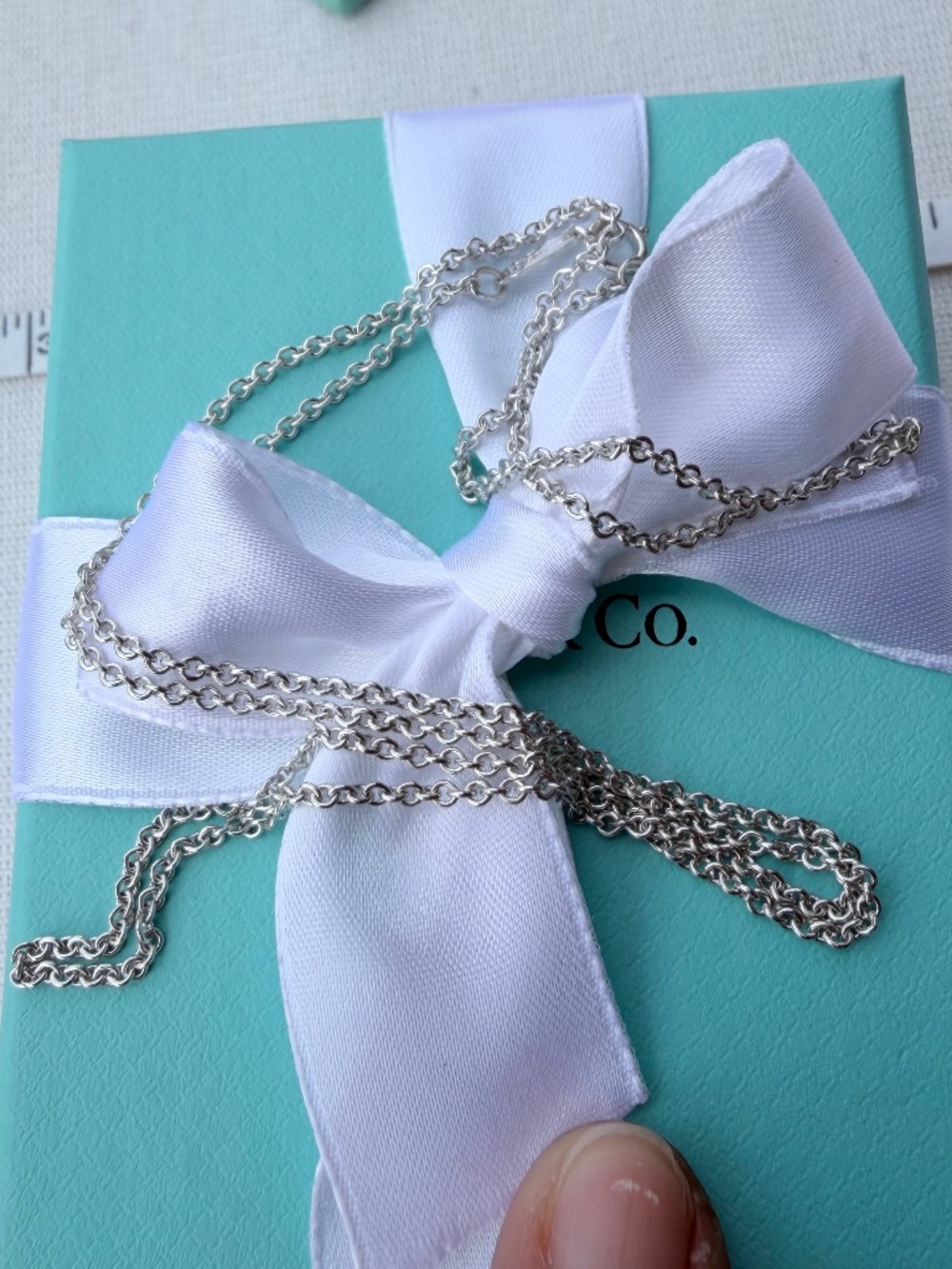 Tiffany & Co THICK 1.8mm 20 inch Chain in Silver